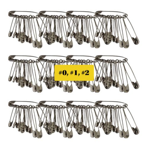 Alfiler de gancho surtido CHICO  0-1-2  x 144 unidades