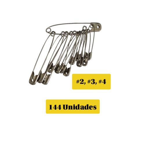 Alfiler de gancho surtido GRANDE  2-3-4 x 144 unidades