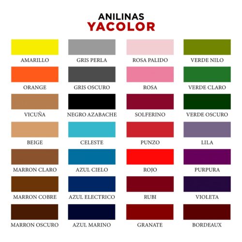 Anilina Yacolor x 30g – Frío o Caliente