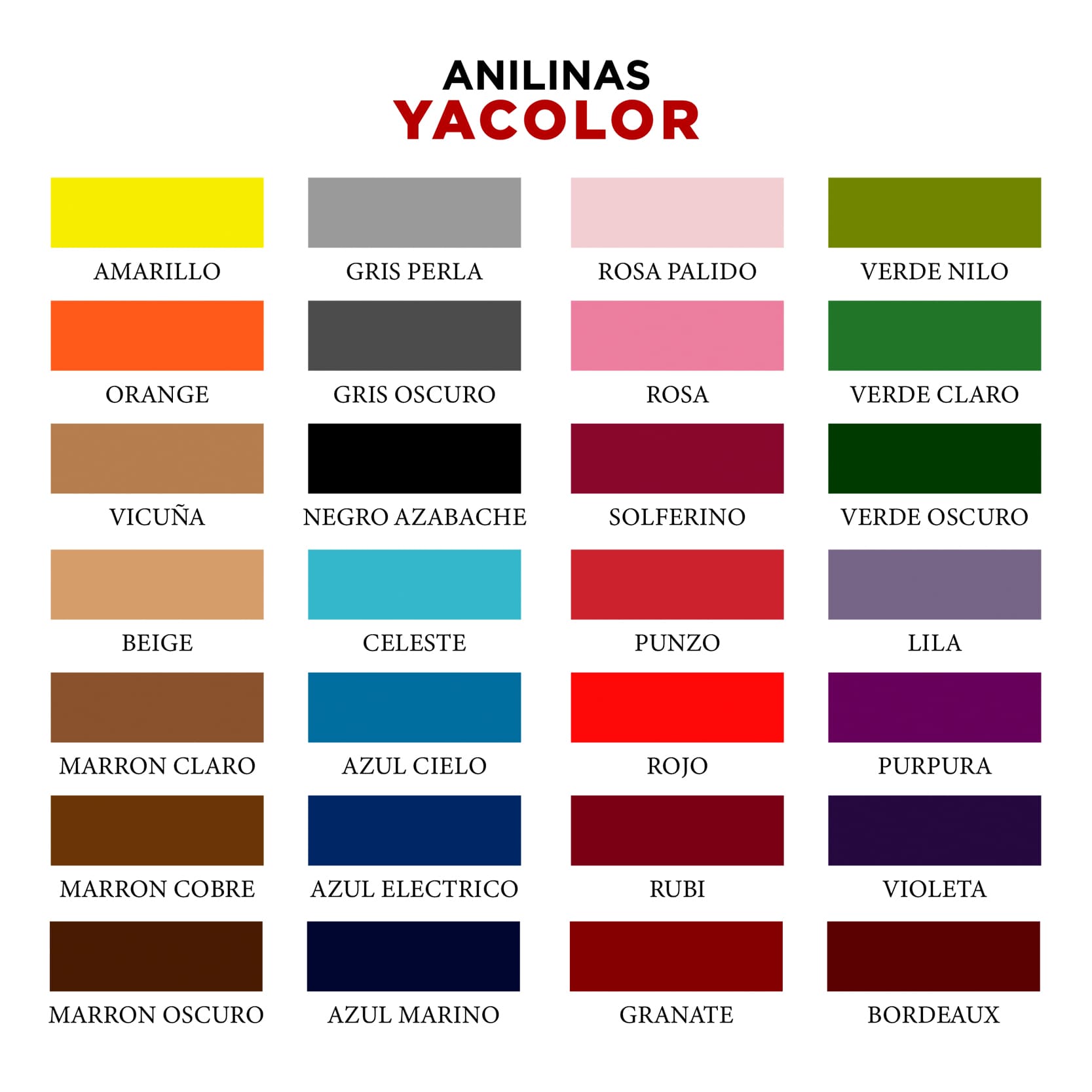 Anilina Yacolor x 30g - Frío o Caliente - Imagen 2