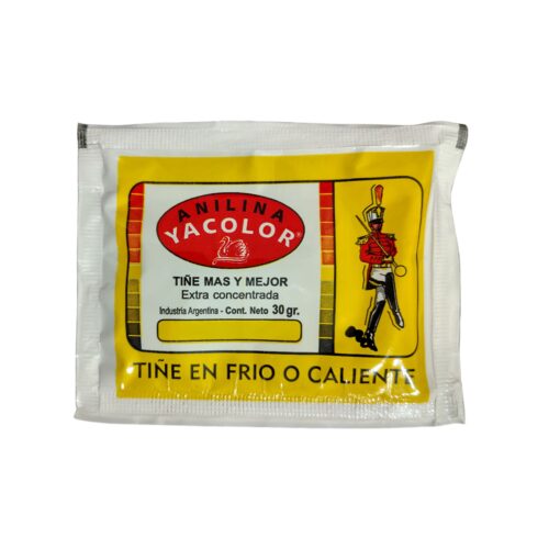Anilina Yacolor x 30g – Frío o Caliente