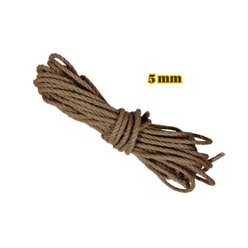 Soga Cordón de Yute Natural 5mm x 10 Metros