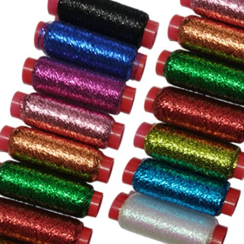 Hilo de Lurex Surtidos Pack de 10 unidades (100 metros c/u)