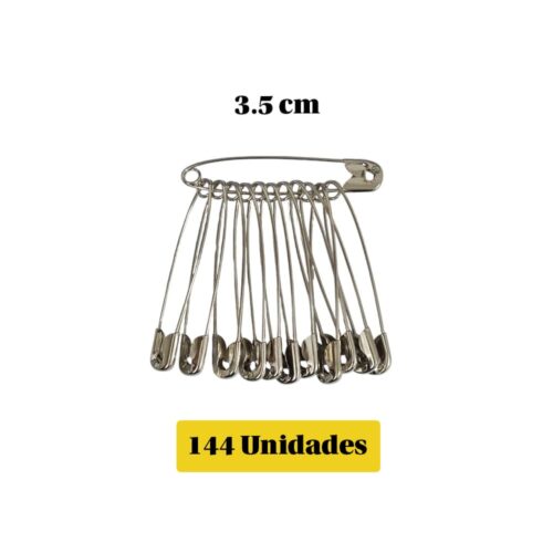 Alfiler de gancho #2 (3.5 cm) por 144 unidades