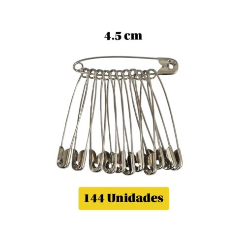 Alfiler de gancho #3 (4,5 CM ) por 144 unidades