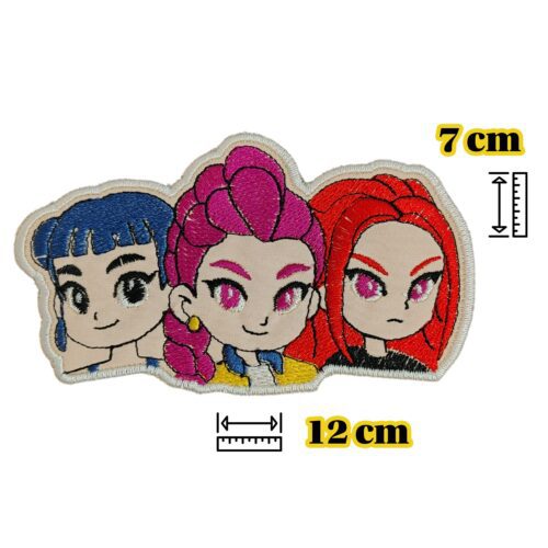 Aplique Bordado Guerreras KPOP – Termoadhesivo